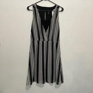 H&M Black and White Dress